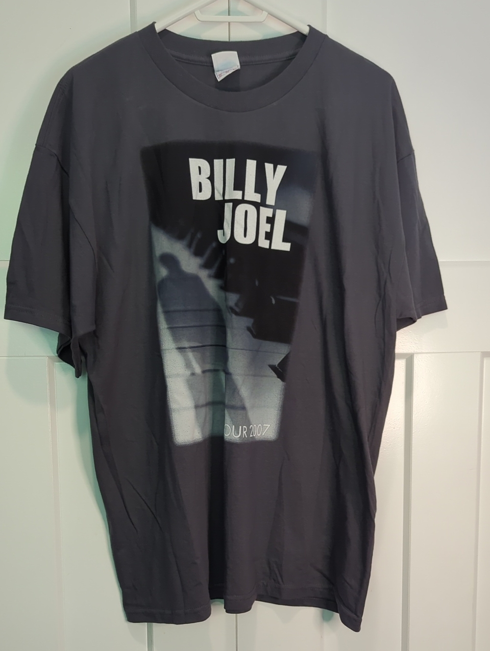 Billy Joel 2007 Tour  Graphic Crew Neck Tee Size XL